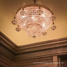 Traditional rock crystal chandelier pendants ceiling mounted crystal high ceiling chandeliers